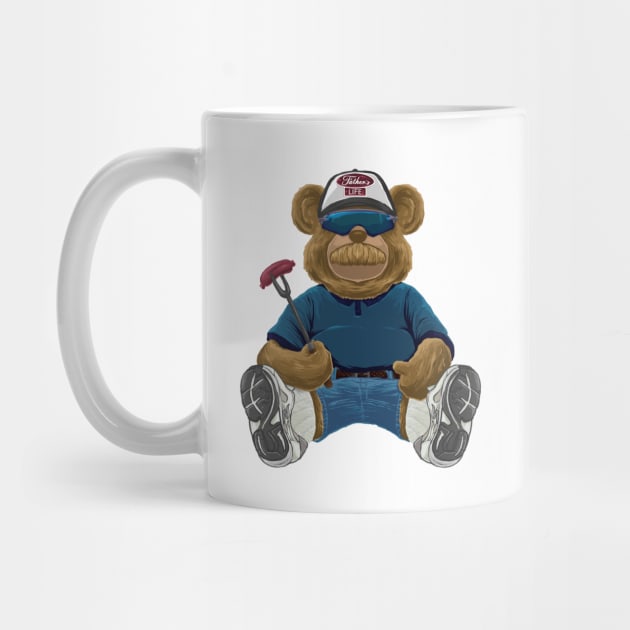 dad teddy bear by Everything is fun